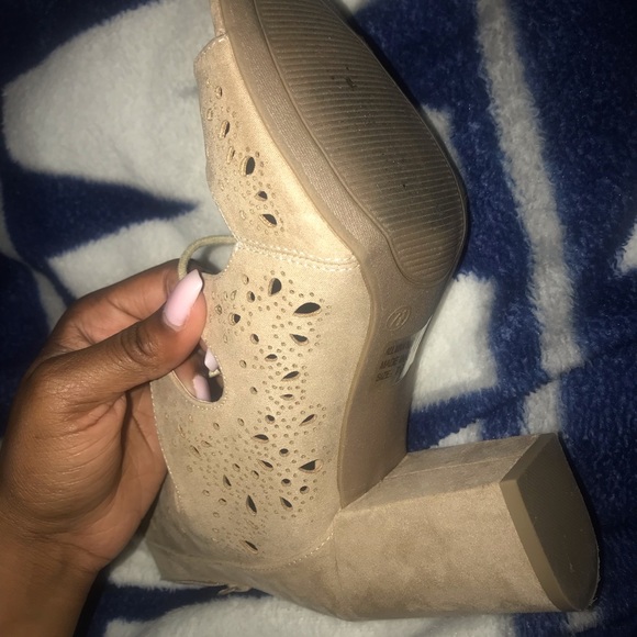 Nude/Tan Sandal Heels from Necessary Clothing - Picture 5 of 5